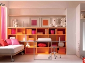 libreria e letto su ruote