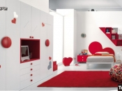 camere romantiche rosse
