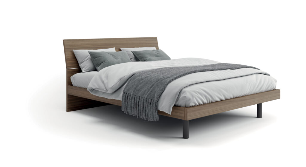 letto matrimoniale in legno economico