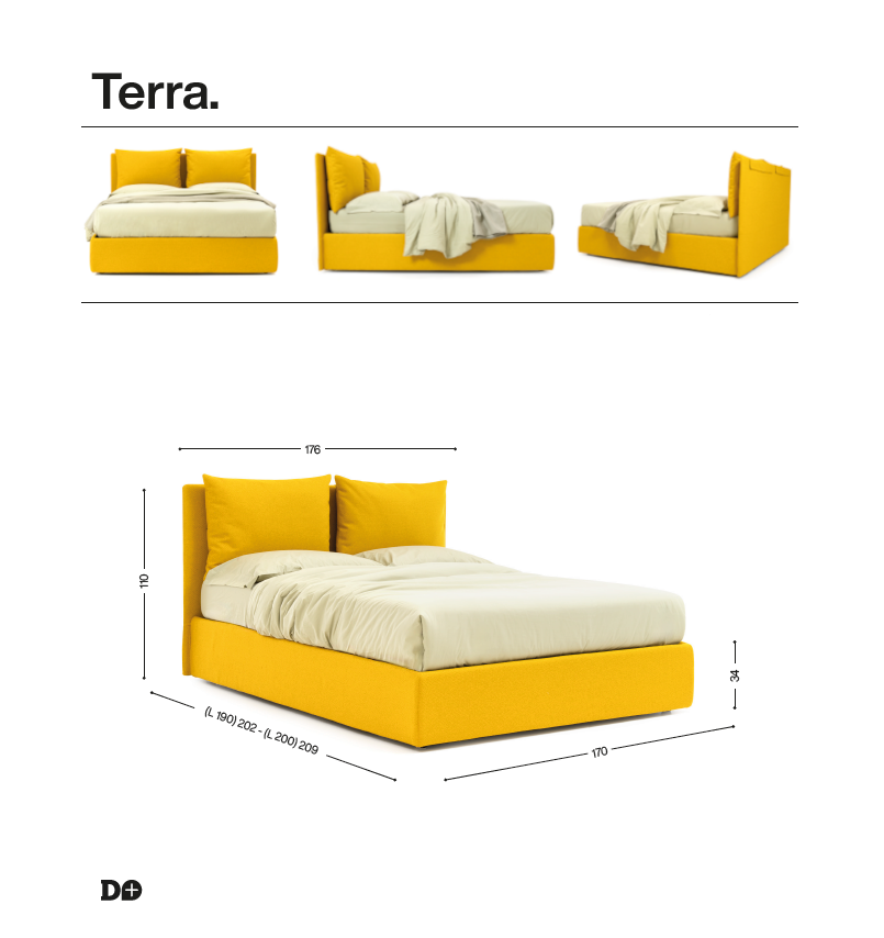 letto matrimoniale contenitore Terra Noctis