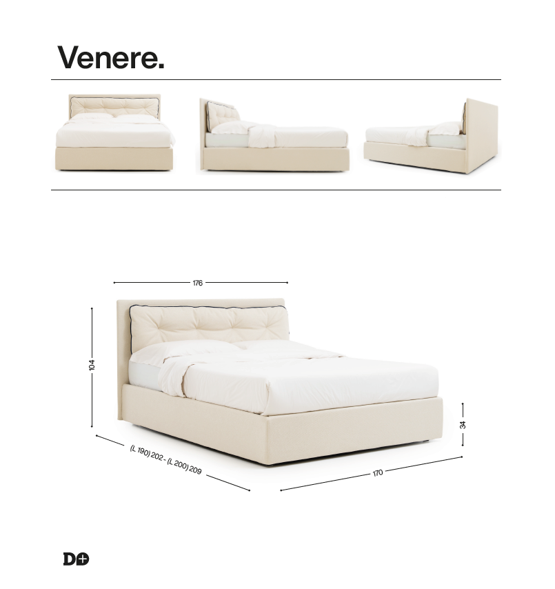 letto matrimoniale contenitore noctis Venere